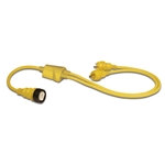 Marinco RY504-2-30 Reverse Y-Adapter 50A 125/250V Female to 30A 125V Males | Blackburn Marine Dock & Marine Shore Power